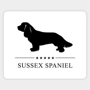 Sussex Spaniel Black Silhouette Magnet